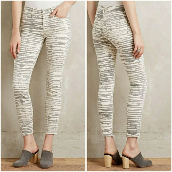 Anthropologie Denim - Mother Ankle Fray Skinny Jeans Size 27 Anthro